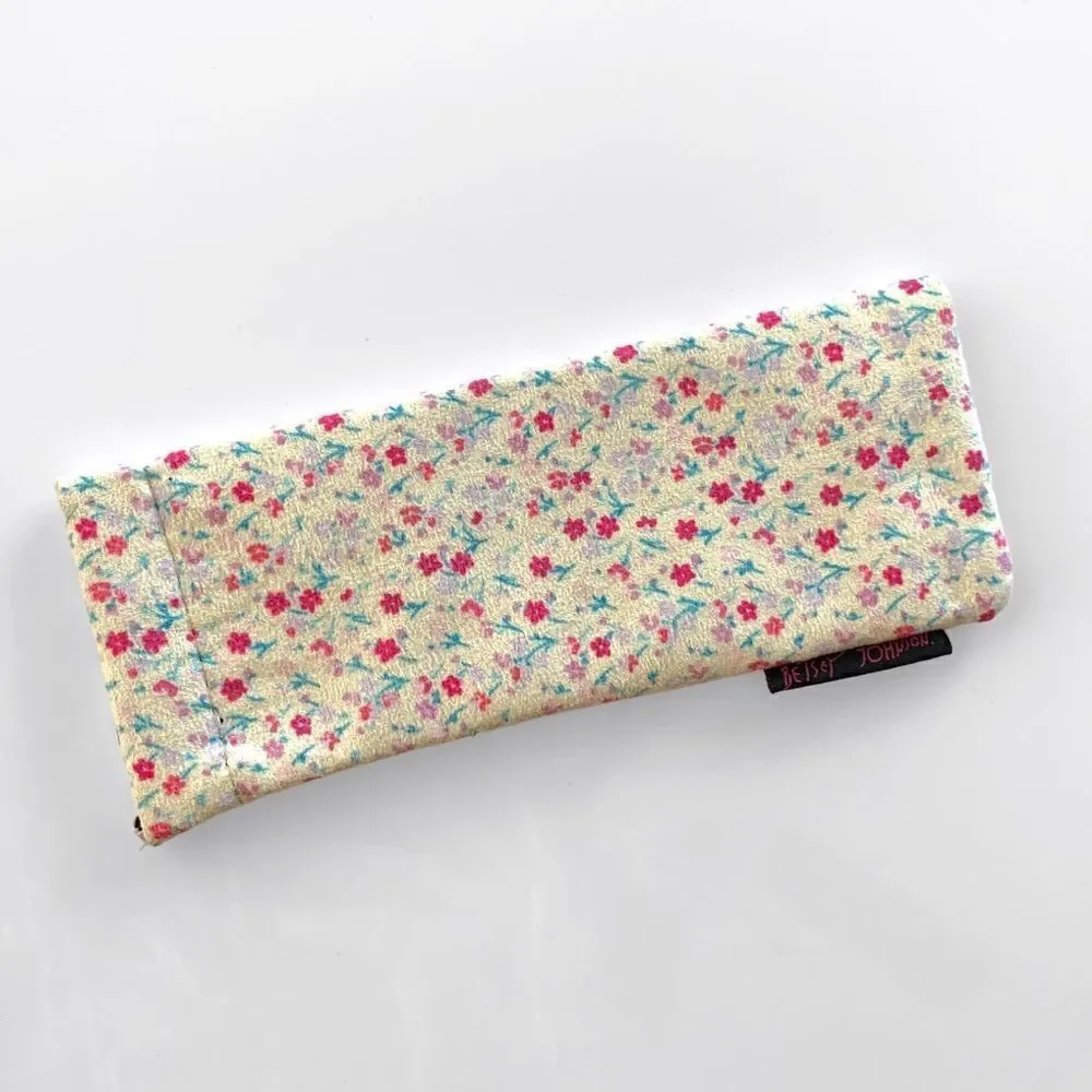 Betsey Johnson Floral Eyeglass Pouch